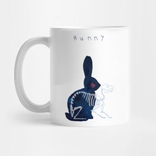 Skeleton Bunny Mug